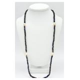 925 Freshwater Pearl & Amethyst Necklace
