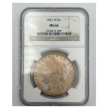 1883-O Morgan Silver Dollar NGC MS64