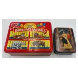 2 Vtg. Rectangle Tins