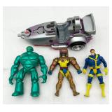 Vintage X-Men Action Figures & Vehicle