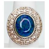 Sterling Silver Opal Ring
