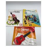 Lot of 3 Ukulele Instructional & Song Books