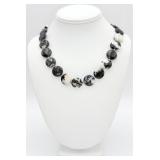 925 Zebra Jasper Necklace