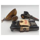 Collection of Three vintage Mid-century Metal Toys