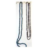 925 Pearl Necklace & Blue Pearl Necklace