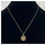 Victorian Pendant on a Newer Chain