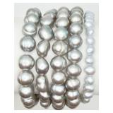 5 Freshwater Pearl Bracelets