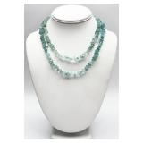 Aquamarine Chip Necklace