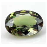 Sapphire Green .98CT 7.03X5.08MM OV