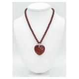 925 Red Jasper Necklace