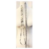925 Pearl Necklace & 14K Pearl Necklace