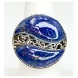 Sterling Silver Lapis Lazuli Ring