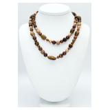 925 Multiple Natural Stone Necklace