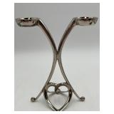VTG Silver-plated Dbl Wine Bottle Tabletop Holder