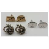 3 Pair of Vintage Cufflinks