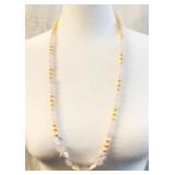 925 Pearls, Quartz & Mother-of-Pearl Necklace