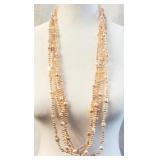Pink & White Pearl Necklace