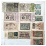 Antique & Vintage German Reichsbanknotes