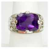 Sterling Silver Amethyst Ring