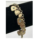 Pretty Heart Charm Bracelet