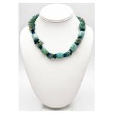 925 1-2-Strand Multiple Natural Stone Necklace