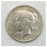 1923-D Peace Silver Dollar
