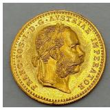 1915 Austrian Ducat 23.75K Gold Uncirculated Coin