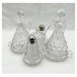 Fostoria American 6 Piece Condiment Set