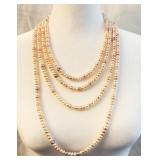 Pink Pearl Necklace