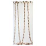 2 White Freshwater Pearl Necklaces