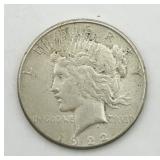 1922-S Peace Silver Dollar