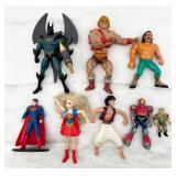 Variety of Action Figures, Some are Vintage
