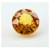 Yellow Sapphire .60CT MIN 5MM RD TRTD
