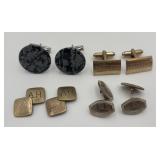 4 Pairs of Vintage Cufflinks