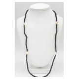 925 Freshwater Pearl & Amethyst Necklace