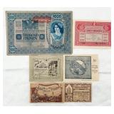 Vintage & Antique Austria Banknotes