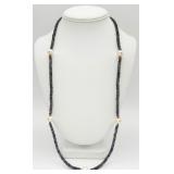 925 Freshwater Pearl & Amethyst Necklace