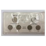 6 Coin Set of Mexico Coins