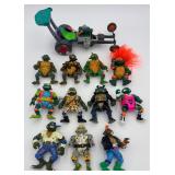 Ninja Turtle Action Figures & Car
