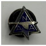 Vtg. Sterling Silver NAA Lapel Pin