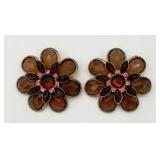 Pair of Very Pretty New Flower Pins