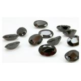 Some Black Spinel Gemstones