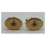 Nice Pair of Vtg. Gold-tone Cufflinks
