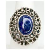 Sterling Silver Lapis Lazuli Ring