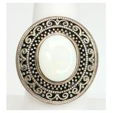 Sterling Silver Opal Ring