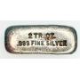 Rare VTG F.J.S. Hand-poured 2TR OZ Silver Bar