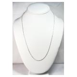 Sterling Silver Fancy Link 22" Chain