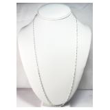 Sterling Silver Singapore Twist 26" Chain