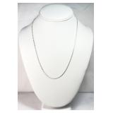 Sterling Silver Fancy Link 20" Chain