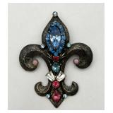 Fancy "Weiss" Fleur-De-Lis Pin